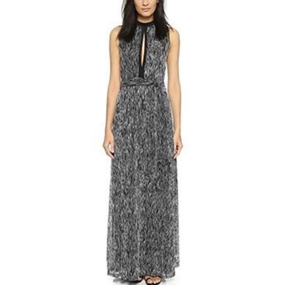 Alice + Olivia Melange Ramon Key Hole Maxi Dress size 2 - Picture 1 of 15